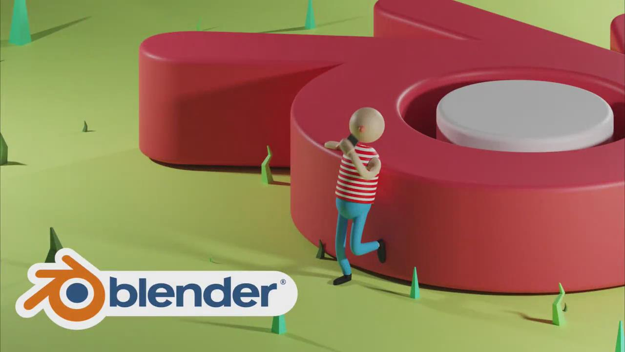 【Blender】简单有趣建模动画入门训练教程(中英双字)